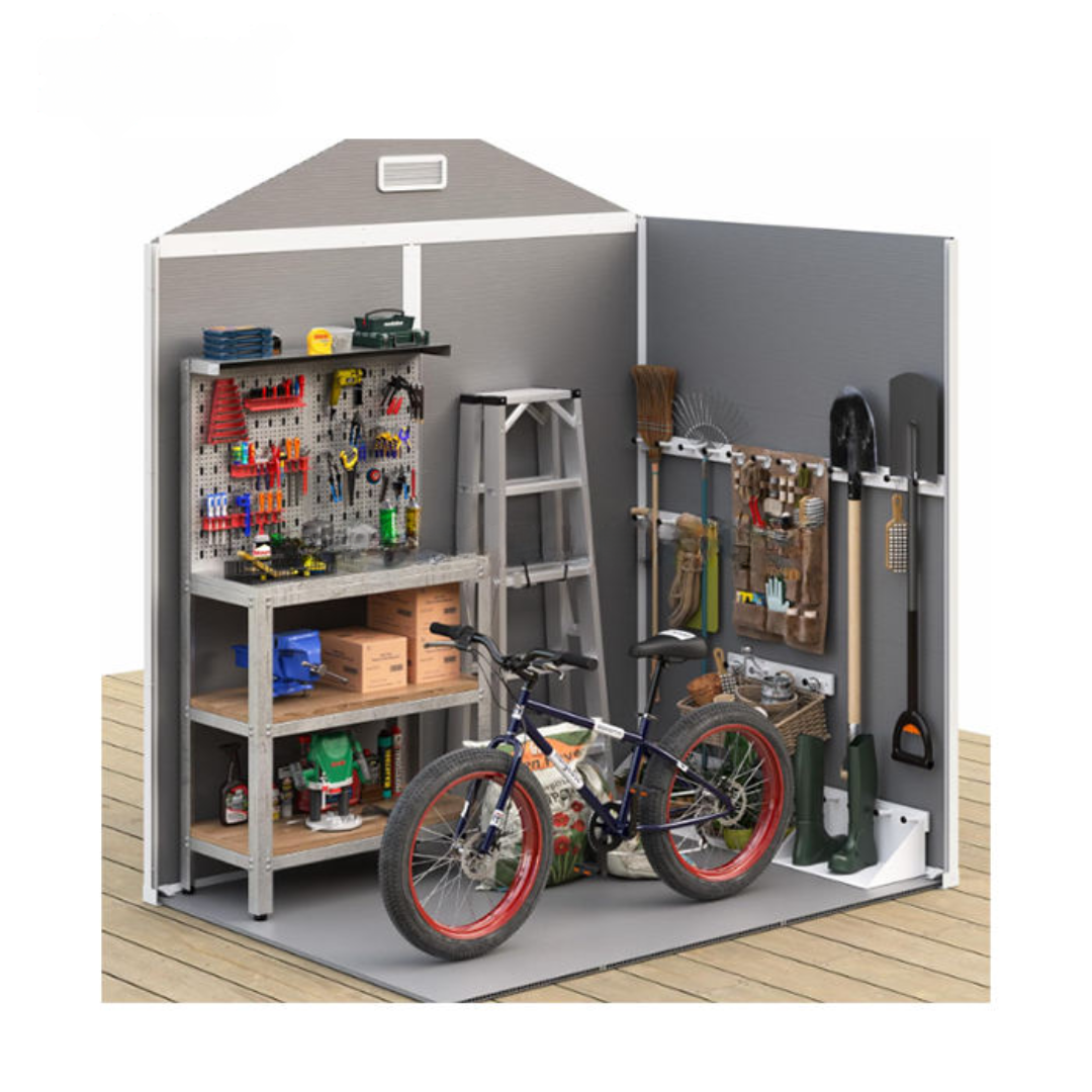 NordicNest PolyShed 6×4 Resin Garden Storage