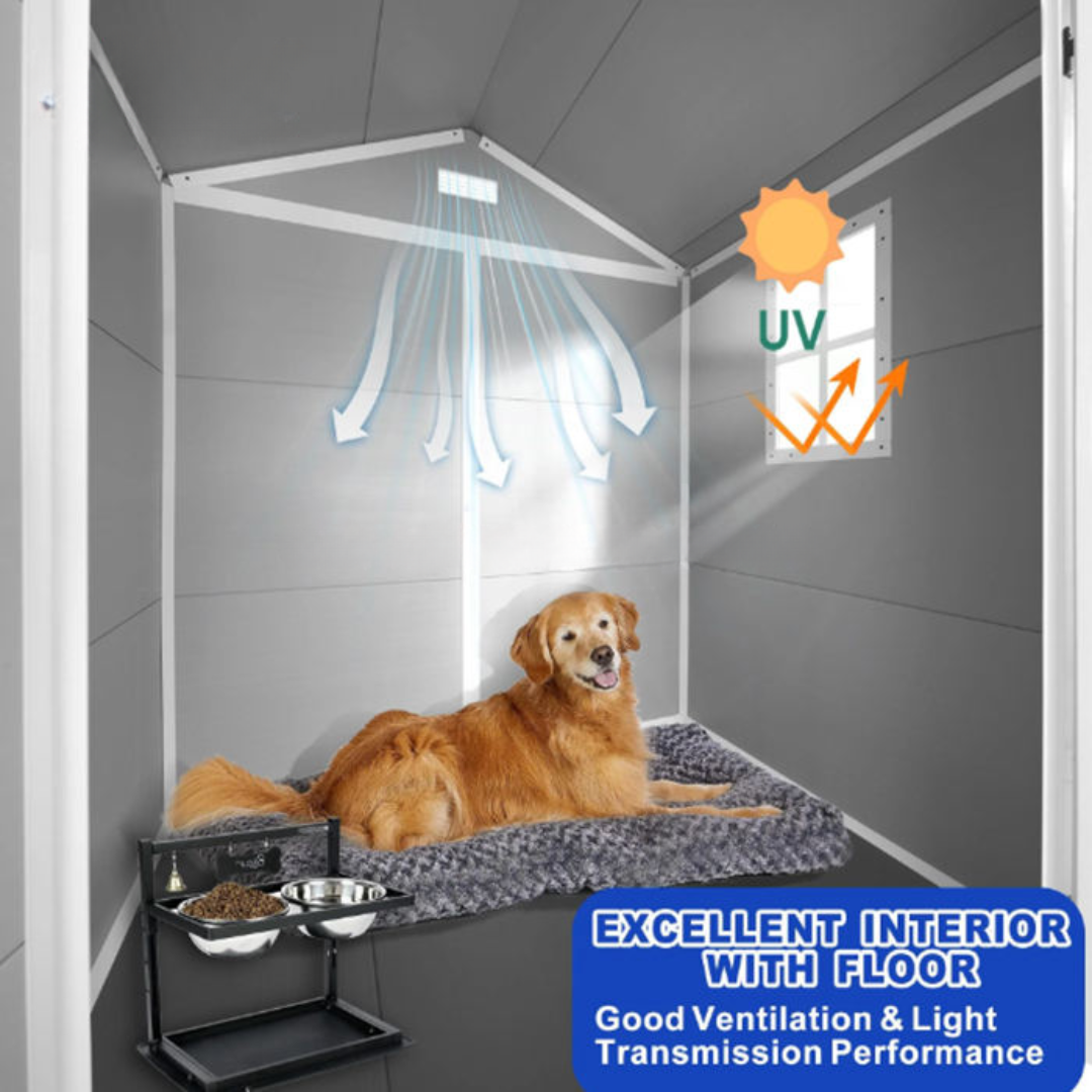 NordicNest PolyShed 6×4 Resin Garden Storage