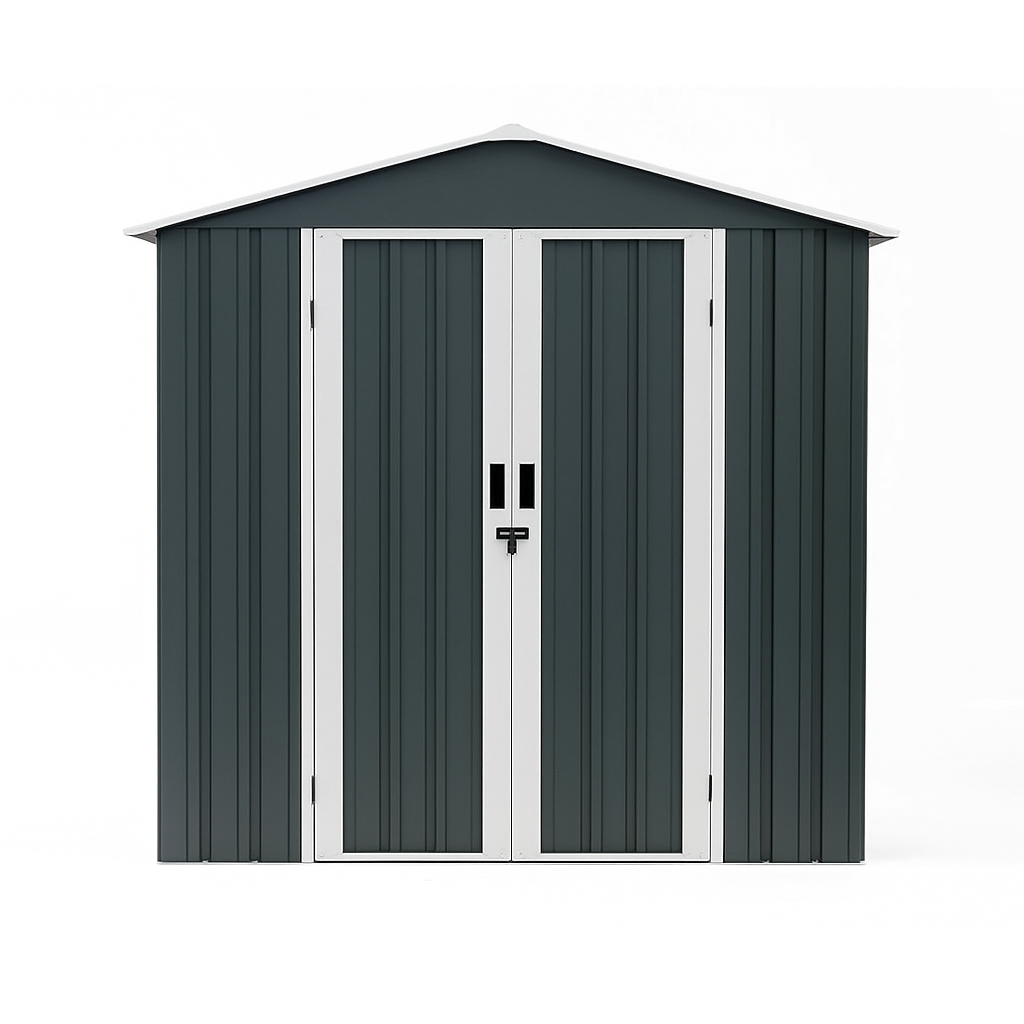 IronBark SteelVault 6×5 Metal Garden Shed